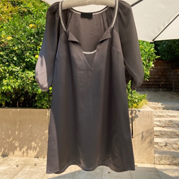 Grey Ant Silk Mini Dress - Picture 2 of 5